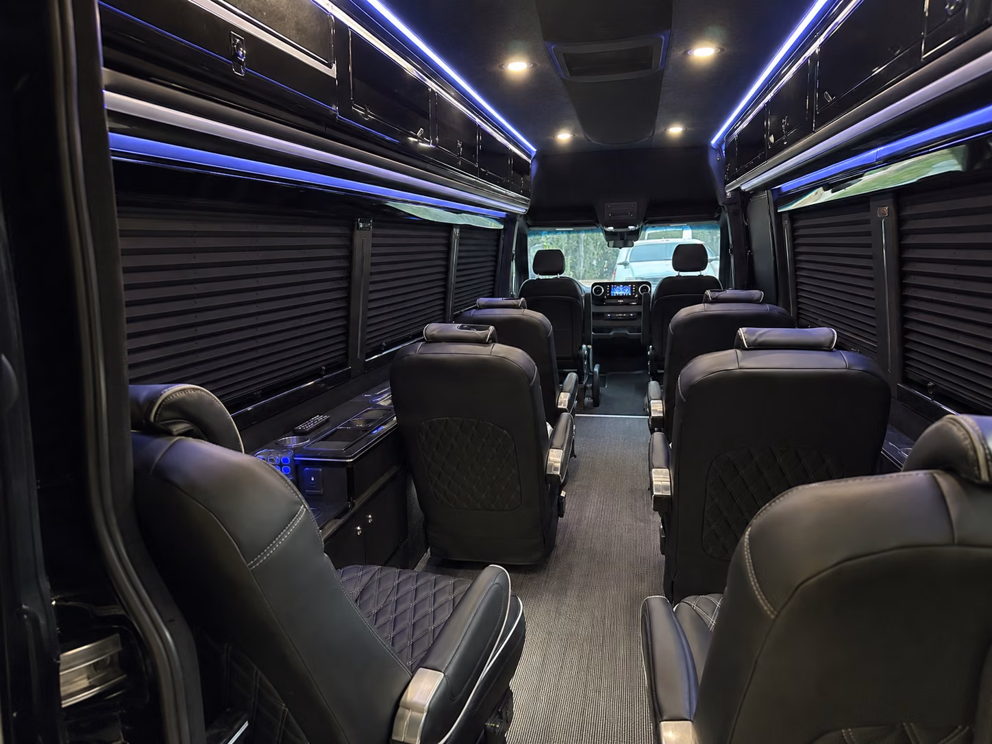 beaumont long distance transportation onboard seating
