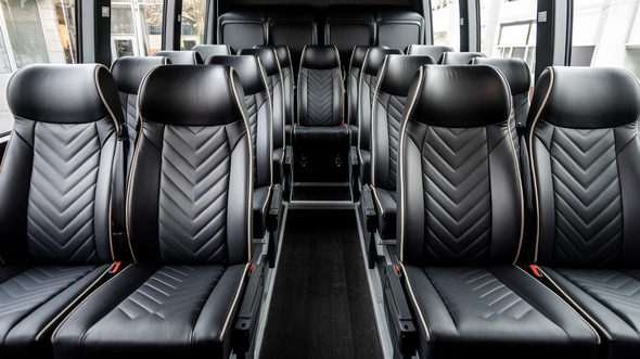 18 passenger minibus inside baytown