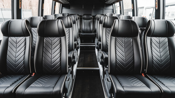 25 passenger minibus inside baytown