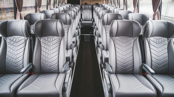 50 passenger charter bus interior galveston