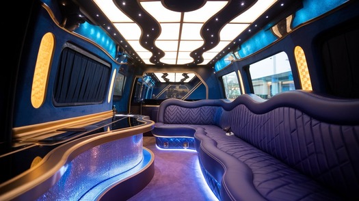 beaumont party bus rental inside