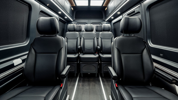 sprinter van with driver interior pasadena